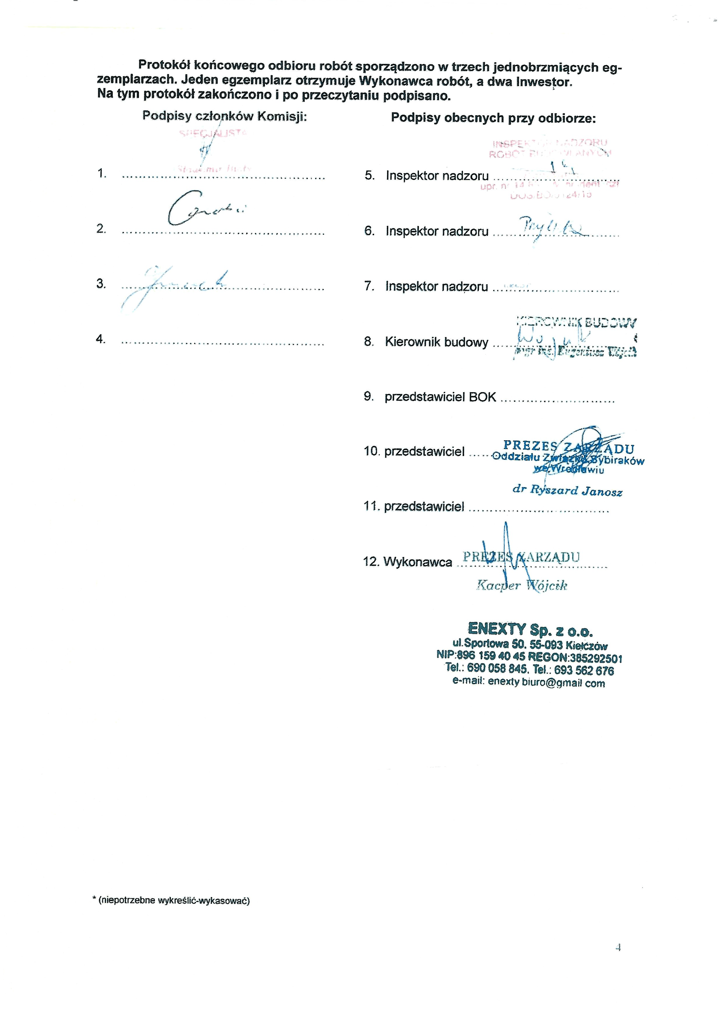 Referencja Zarządu Komunalnego Gminy Wrocław zdj. 4